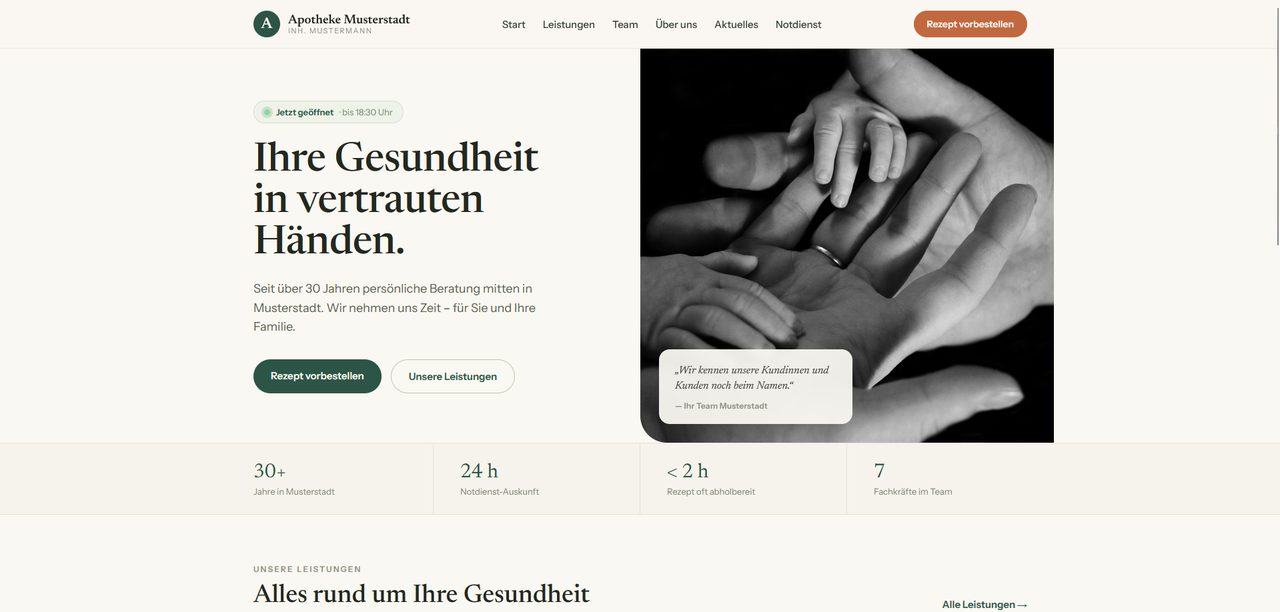 Screenshot Apotheke