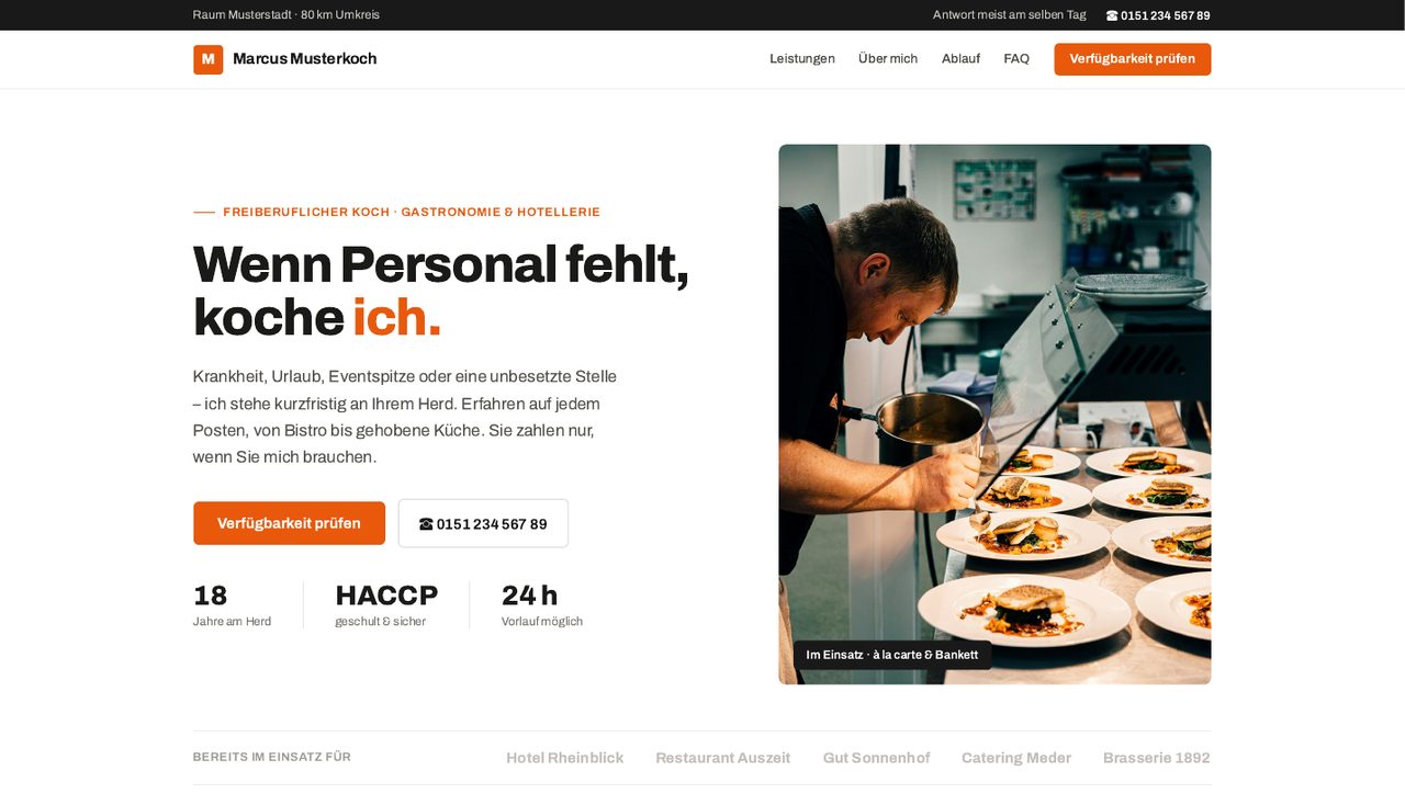 Screenshot Mietkoch